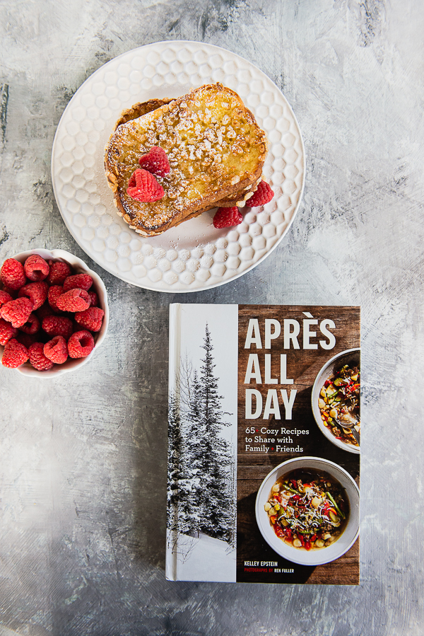 Image is the cover of the Apres All Day Cookbook